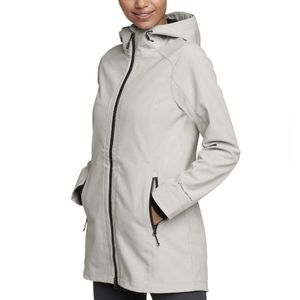 Eddie Bauer light gray Point Vista parka
